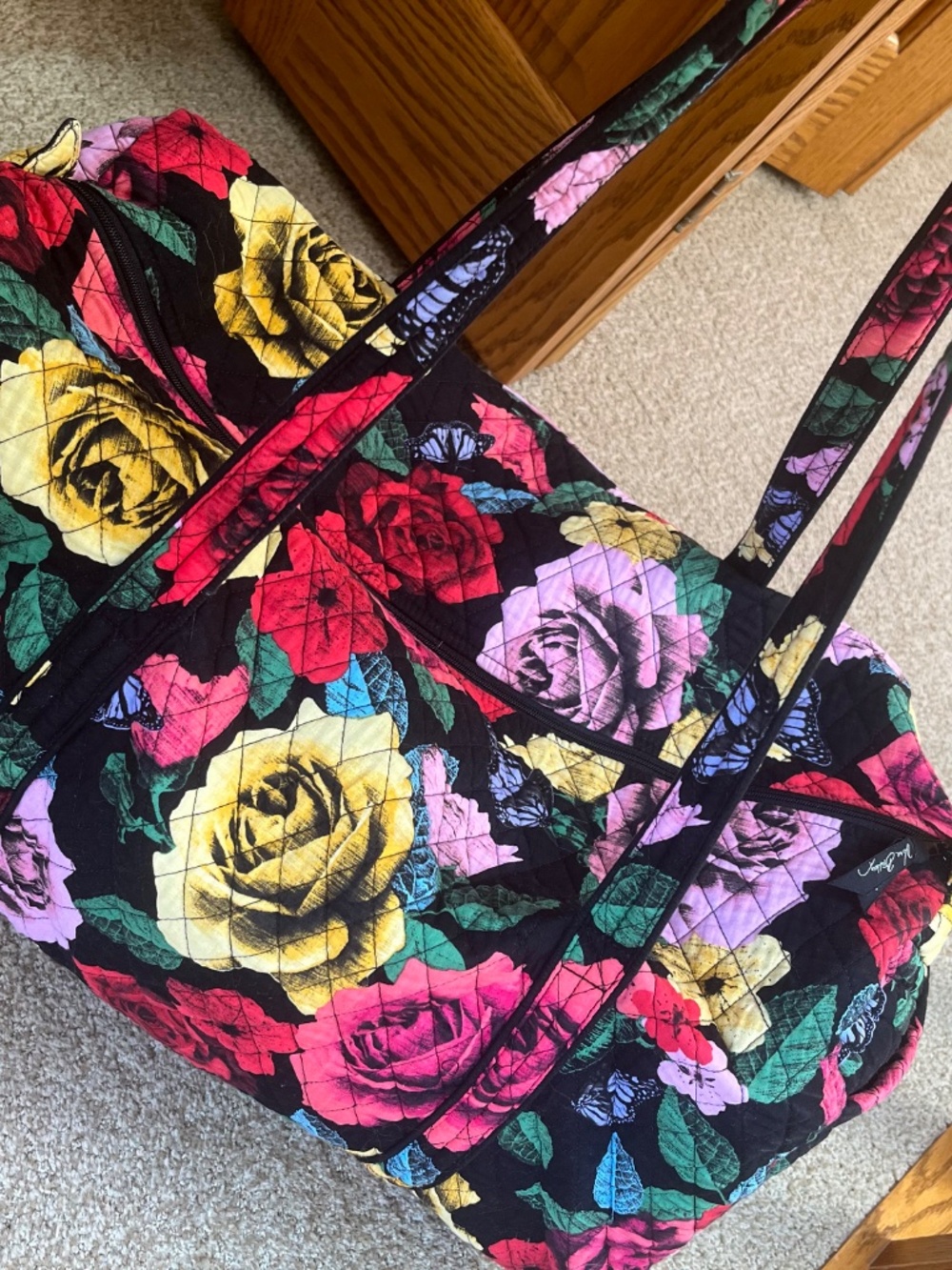 Large Vera Bradley Duffel Bag - Picture 2 of 3